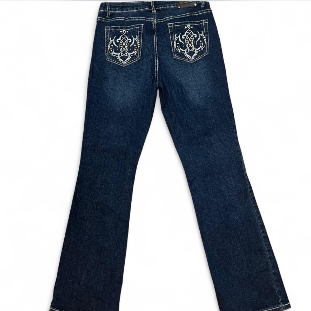 Tru Luxe Dark Blue Flare Jeans
